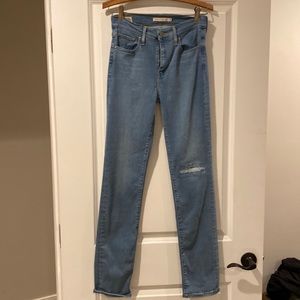 Women’s Levi’s 724 tall high rise straight jeans
